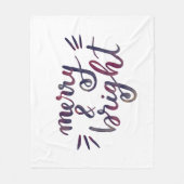 Couverture Polaire Joyeux et lumineux - bordeaux (Devant)