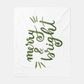 Couverture Polaire Joyeux et lumineux - vert (Devant)