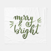 Couverture Polaire Joyeux et lumineux - vert (Devant (Horizontal))