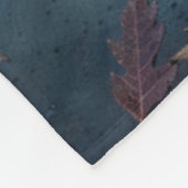Couverture Polaire Joyeux Feuilles de chasse à l'ours noir (Coin)