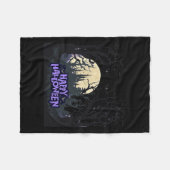 Couverture Polaire Joyeux Halloween (Devant (Horizontal))