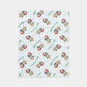 Couverture Polaire Joyeux Howlidays Bluetick Fleece Blanket (Devant)