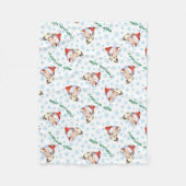 Couverture Polaire Joyeux Howlidays Chinois Crested Fleece Blanket (Devant)