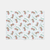 Couverture Polaire Joyeux Howlidays Great Dane (Devant (Horizontal))