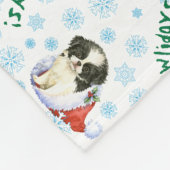 Couverture Polaire Joyeux Howlidays Japanese Chin (Coin)