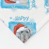 Couverture Polaire Joyeux Howlidays Neapolitan Mastiff Fleece Blanket (Coin)