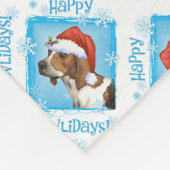 Couverture Polaire Joyeux Howlidays Treeing Walker Fleece Blanket (Coin)