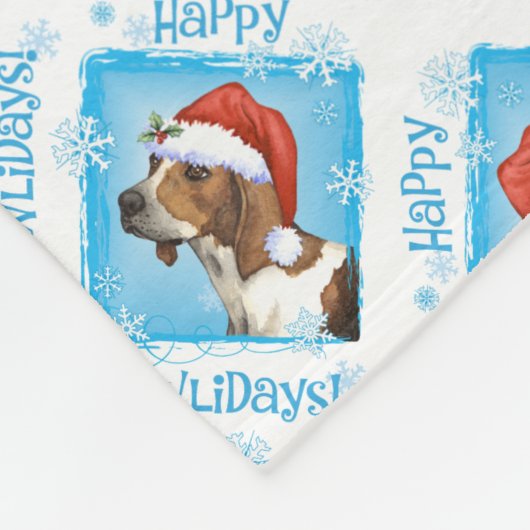 Couverture Polaire Joyeux Howlidays Treeing Walker Fleece Blanket (Coin)