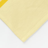 Couverture Polaire Joyeux Jaune Rouge Motif de la Face Enfants (Coin)