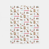 Couverture Polaire Joyeux Jolabokaflod Souris Famille Confortable Vac (Devant)