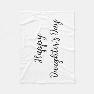 Couverture Polaire Joyeux jour de filles si.ple minimum ajouter le no