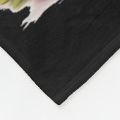 Couverture Polaire Joyeux Jour de Pâques - Hérisson assis à l'intérie (Coin)