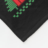 Couverture Polaire Joyeux Kickmas Noël Soccer Ball Laid Jeune Swe (Coin)