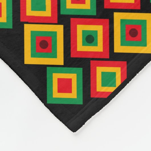Couverture Polaire Joyeux Kwanzaa (Coin)