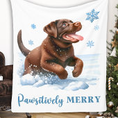 Couverture Polaire Joyeux Labrador Retriever Chien Chien Chien Chien