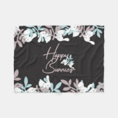Couverture Polaire Joyeux lapins (Devant (Horizontal))