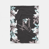 Couverture Polaire Joyeux lapins (Devant)