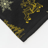 Couverture Polaire joyeux modèle du nom de noël (Coin)