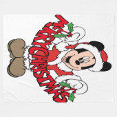 Couverture Polaire Joyeux Noël (Devant (Horizontal))