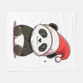 Couverture Polaire joyeux noël (Devant (Horizontal))