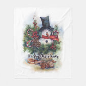 Couverture Polaire Joyeux Noël (Devant)