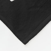 Couverture Polaire Joyeux Noël de hockey sur glace (Coin)