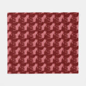 COUVERTURE POLAIRE JOYEUX NOËL ÉLAN (Devant (Horizontal))