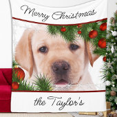 Couverture Polaire Joyeux Noël Joyeux Chien Chien Chien Chien Chien C