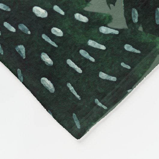 Couverture Polaire Joyeux Noël, Joyeux Noël du Nouvel An (Coin)