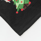 Couverture Polaire Joyeux Noël Labubu Lover Cute Labubu Les Monstres  (Coin)