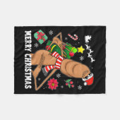 Couverture Polaire Joyeux Noël Marcus Le Ver Fun Unhinged Mem (Devant (Horizontal))
