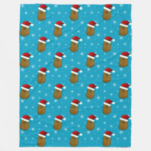 Couverture Polaire Joyeux Noël Patate