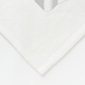 Couverture Polaire Joyeux Noël Père Noël Sleigh rouge vert typographi (Coin)