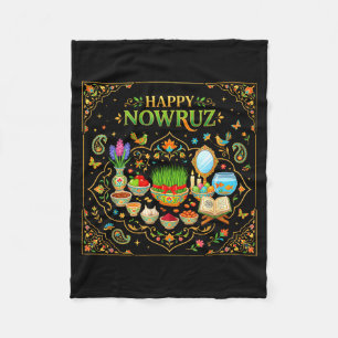 Couverture Polaire Joyeux nowruz pour les hommes femmes nouvel an per