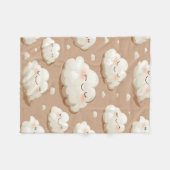 Couverture Polaire Joyeux nuages endormis (Devant (Horizontal))