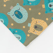 Couverture Polaire Joyeux Ours Kings (Coin)