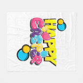 Couverture Polaire Joyeux Pâques (Devant (Horizontal))