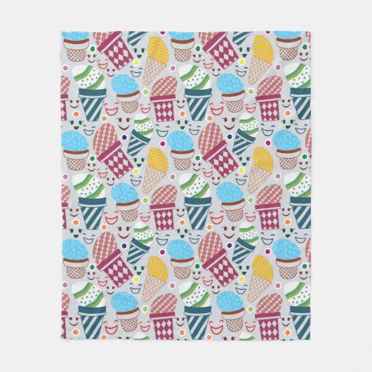 Couverture Polaire Joyeux Pâques (Devant)