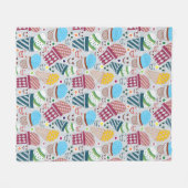 Couverture Polaire Joyeux Pâques (Devant (Horizontal))