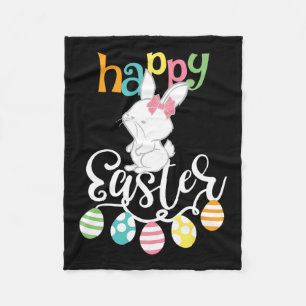 Couverture Polaire Joyeux Pâques Sayings Oeuf Lapin Super Enfants lap
