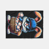 Couverture Polaire Joyeux Pâques Vendre Garçons Lapin Pâques Funny Pâ (Devant (Horizontal))