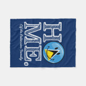 Couverture Polaire Joyeux pavillon de campagne de St. Lucian (Devant (Horizontal))