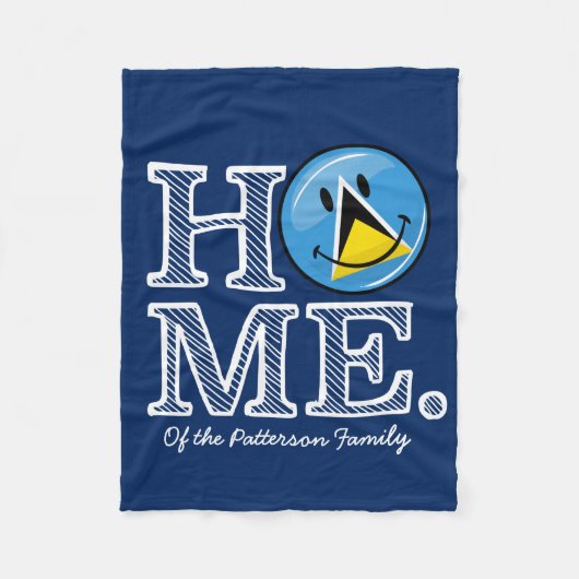 Couverture Polaire Joyeux pavillon de campagne de St. Lucian (Devant)