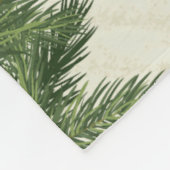 Couverture Polaire Joyeux petit Noël de Basset Hound (Coin)