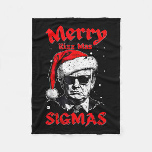 Couverture Polaire Joyeux Rizz Mas Sigmas Funny Gen Alpha X mas Père 