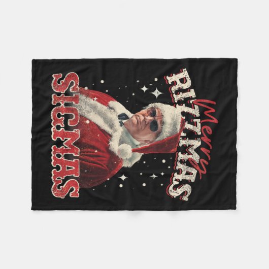 Couverture Polaire Joyeux Rizz Mas Sigmas - Gen Alpha Middle School T (Devant (Horizontal))