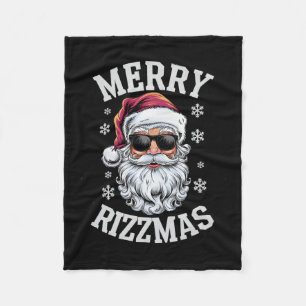 Couverture Polaire Joyeux Rizzmas Funny Noël Père Noël Joyeux Ch