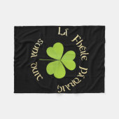 Couverture Polaire Joyeux Saint-Patrick La Fheile Padraig Sona Duit (Devant (Horizontal))