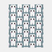Couverture Polaire Joyeux sourire Dental Tooth Cute (Devant)