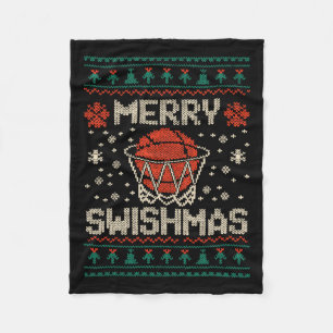 Couverture Polaire Joyeux Swishmas Vilain Sweat de Noël Bysketll